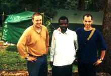 Field Museum reseachers in Bwindi-Impenetrable National Park, Uganda, in 1997